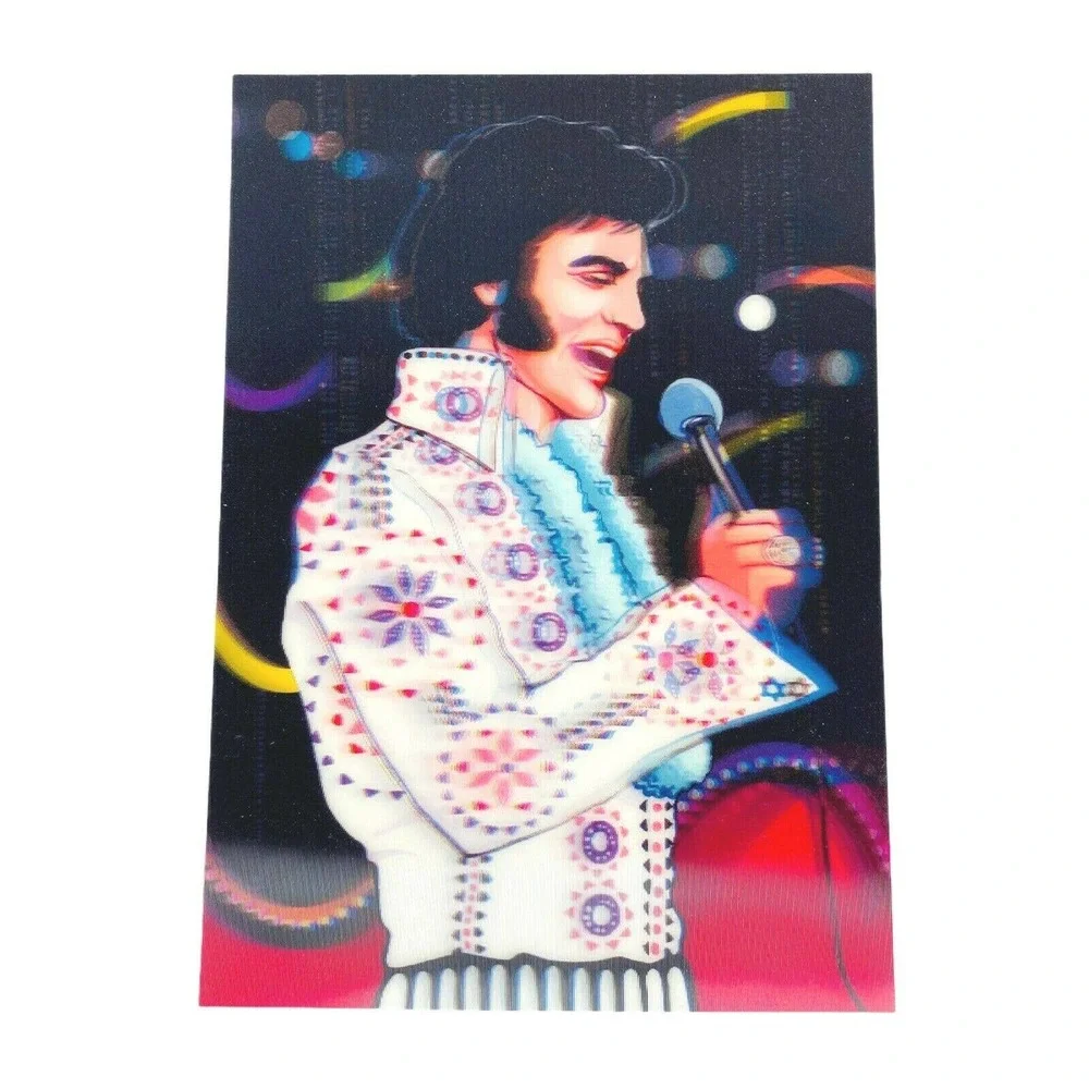 Elvis Presley Juan Carlos Lenticular‎ 3-D Postcard